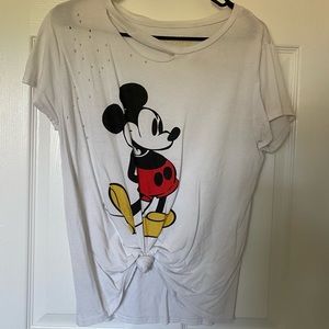 Distressed Disney top